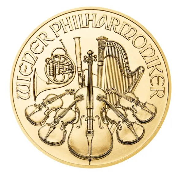 Wiener Philharmoniker 1/2 Unze Gold 2025
