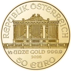 Wiener Philharmoniker 1/2 Unze Gold 2026