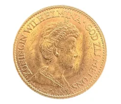 Wilhelmina 10 Gulden Niederlande Goldmünze