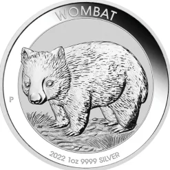 Wombat 1 Unze Silber 2022*