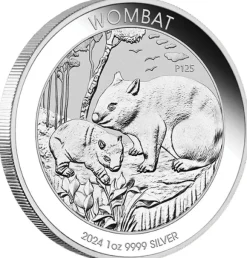 Wombat 1 Unze Silber 2024