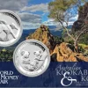 World Money Fair Kookaburra + Koala 2 x 1 Oz Silber 2011*