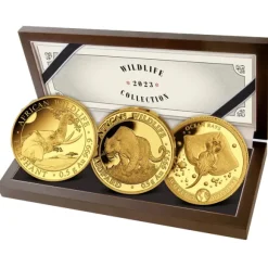 Worlds Wildlife Collection 3 x 0,5 Gramm Gold 2023