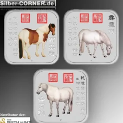 Year of the Horse 1 Oz Silber Ten Coin Set *