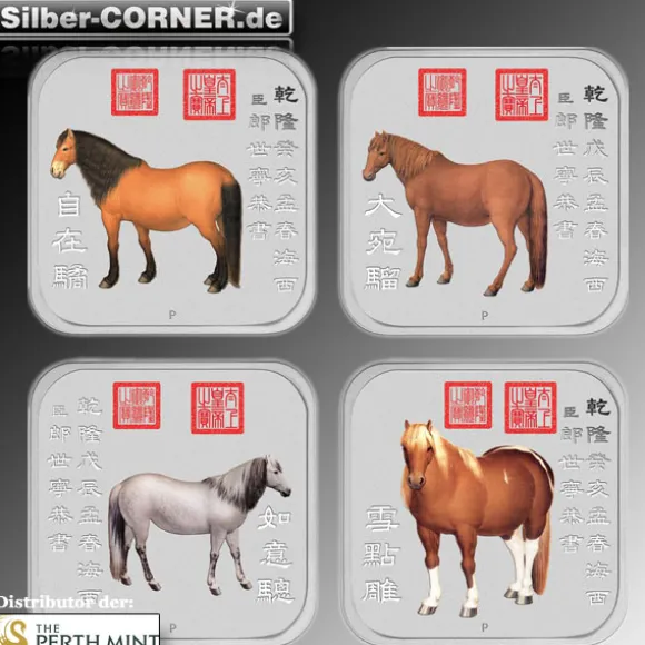 Year of the Horse 1 Oz Silber Ten Coin Set *