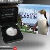 Yellow-Eyed Penguin 1 Oz Silber 2011 Proof +Box +COA*