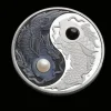 Yin and Yang - Koi Fish - 5 Oz Silber Pearls Proof 2024 +Box +COA*